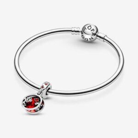 Disney Mickey Mouse & Minnie Mouse Love and Kisses Dangle Charm - Picture 7 of 7